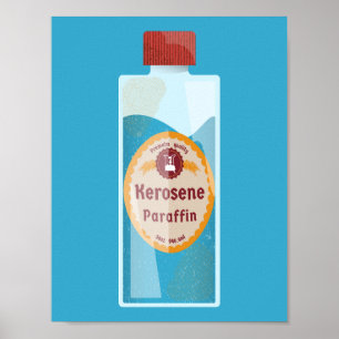 Kerosinefles Parafin Poster