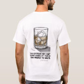 Kerouac Whiskey T-Shirt - Drink tot de dood T-shir (Achterkant)