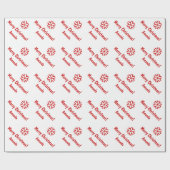 Kerpapier Kerst | Gepersonaliseerd met naam Cadeaupapier (Vlak)