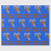 Kerpapier Kerstmis Cadeaupapier (Vlak)