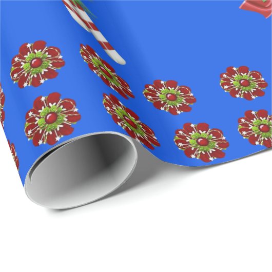 Kerpapier Kerstmis Cadeaupapier (Rol Hoek)