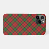 Kerr Clain Tartan Patroon iPhone Hoesje (Achterkant horizontaal)