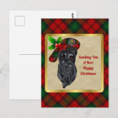 Kerr Clan Badge & Tartan Christmas Briefkaart (Voorkant / Achterkant)