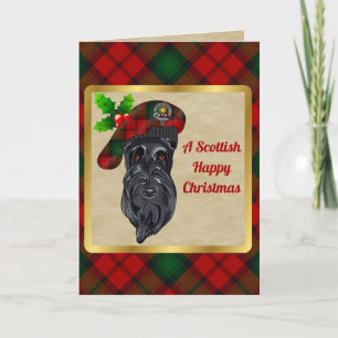 Kerr Clan Badge & Tartan Persoonlijk Kaart