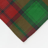 Kerr Clan Badge Tartan Pset Fleece Deken (Hoek)