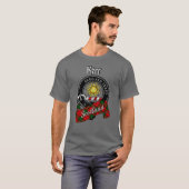 Kerr Clan Badge & Tartan T-Shirt (Voorkant volledig)