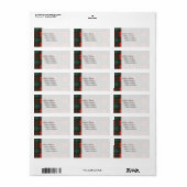 Kerr clan Pset Scottish tartan Etiket (Full Sheet)
