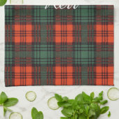 Kerr clan Pset Scottish tartan Theedoek (Gevouwen)