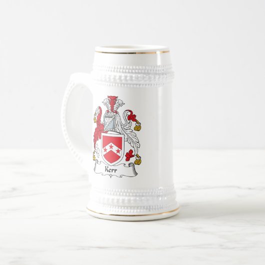 Kerr Family Crest Bierpul (Voorkant links)