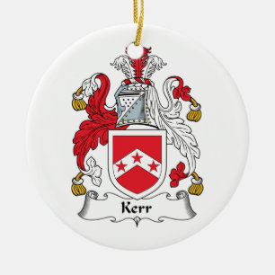 Kerr Family Crest Keramisch Ornament