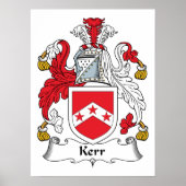 Kerr Family Crest Poster (Voorkant)