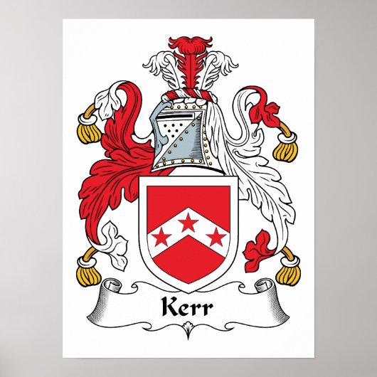 Kerr Family Crest Poster (Voorkant)