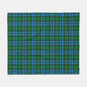 Kerr Hunting Plaid Fleece Deken (Voorkant (Horizontaal))
