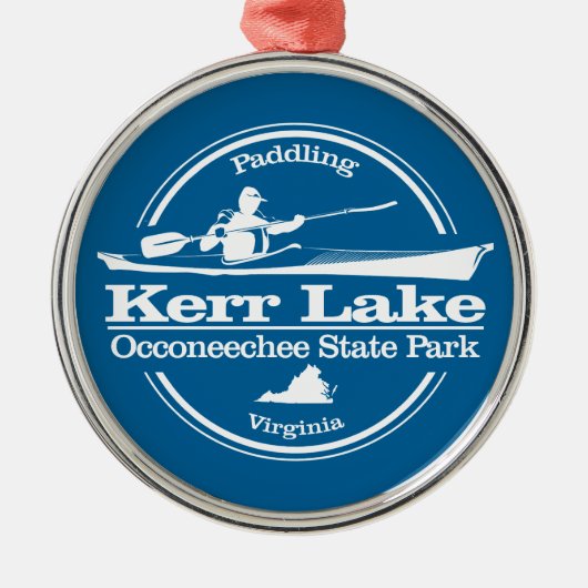 Kerr Lake (SK) Metalen Ornament (Voorkant)