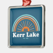 Kerr Lake Virginia North Carolina Rainbow Metalen Ornament (Links)