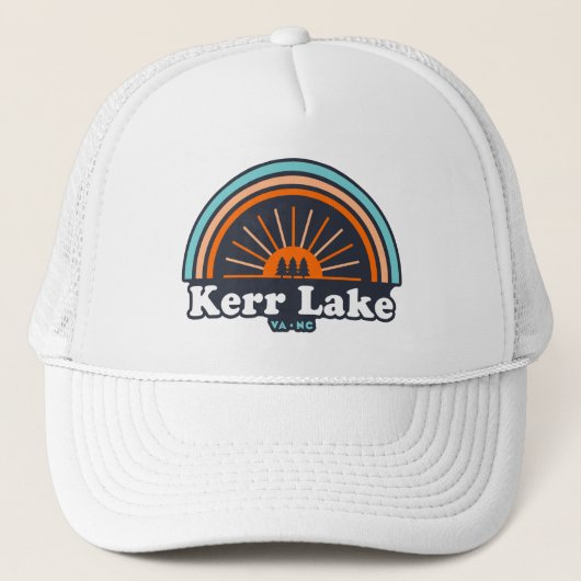 Kerr Lake Virginia North Carolina Rainbow Trucker Pet (Voorkant)