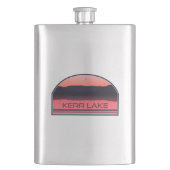 Kerr Lake Virginia North Carolina Red Sunrise Flacon (Voorkant)