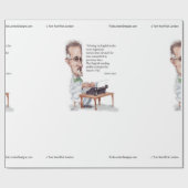 Kerr/Londen James Joyce & English is Torture Quote Cadeaupapier (Vlak)