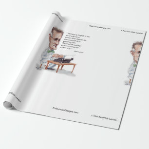 Kerr/Londen James Joyce & English is Torture Quote Cadeaupapier