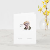 Kerr/London James Joyce & "God Spoke" Citaat Kaart (Gele Bloem)