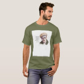 Kerr/London James Joyce & "God Spoke" Citaat T-shirt (Voorkant volledig)