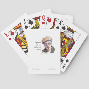 Kerr/London James Joyce & "God Sprak" Citaat Pokerkaarten