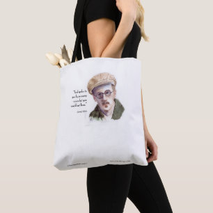 Kerr/London James Joyce & "God Sprak" Citaat Tote Bag