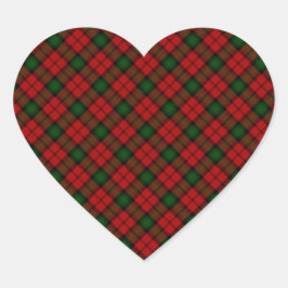 Kerr Scottish Clan Tartan Design Hart Sticker
