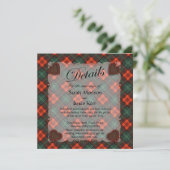 Kerr Scottish clan tartan - Pset Kaart (Staand voorkant)