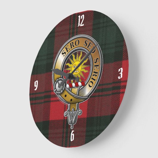 Kerr Tartan & Badge Grote Klok (Hoek)