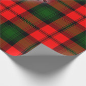 Kerr Tartan met achternaam Cadeaupapier (Hoek)