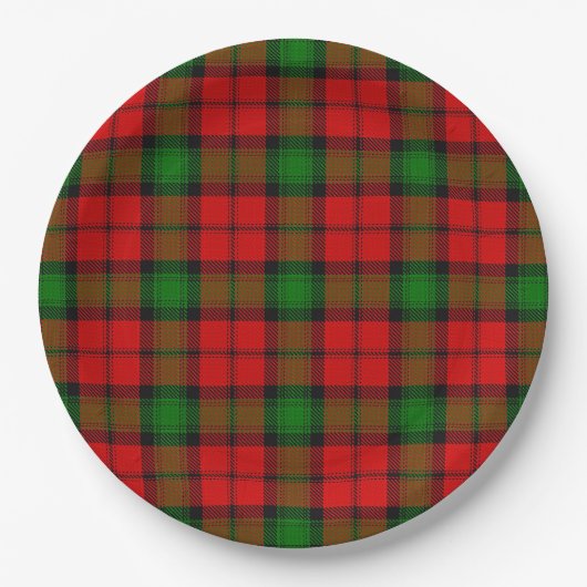 Kerr Tartan Papieren Bordje (Voorkant)