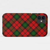 Kerr tartan rode groene vlegel Case-Mate iPhone case (Achterkant (horizontaal))