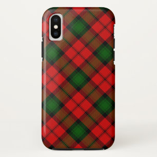 Kerr tartan rode groene vlegel Case-Mate iPhone case