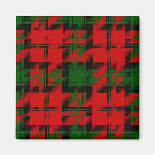 Kerr tartan rode groene vlegel magneet