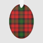 Kerr tartan rode groene vlegel ornament (achterkant)