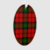 Kerr tartan rode groene vlegel ornament (voorkant)