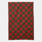 Kerr tartan rode groene vlegel theedoek (Verticaal)
