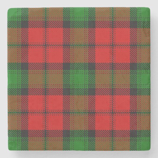 Kerr Tartan Stenen Onderzetter (Voorkant)