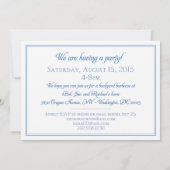 Kerr-uitnodigingen Kaart (Achterkant)