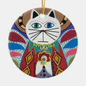 Kerri Ambrosino Art Ornament Cat Angel (Voorkant)