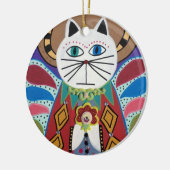 Kerri Ambrosino Art Ornament Cat Angel (Links)
