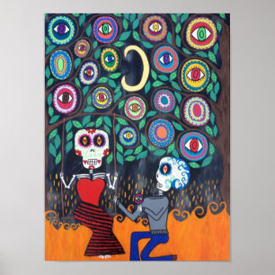 Kerri Ambrosino Art Poster Day of the Dead