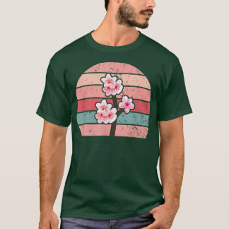 Kerriebloem Sakura blossom minimali T-shirt