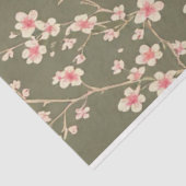 Kerriebloesem  ephemerpatroon tissuepapier (Detail)