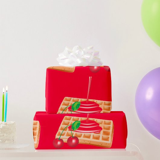 Kerriewafels — Verpakkingspapier Cadeaupapier