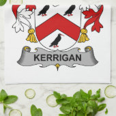 Kerrigan Family Crest Theedoek (Gevouwen)