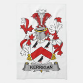 Kerrigan Family Crest Theedoek (Verticaal)