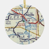 Kerrville Texas Christmas Ornament (Voorkant)