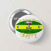Kerry All Ireland Champions Ronde Button 5,7 Cm (Voorkant /achterkant)